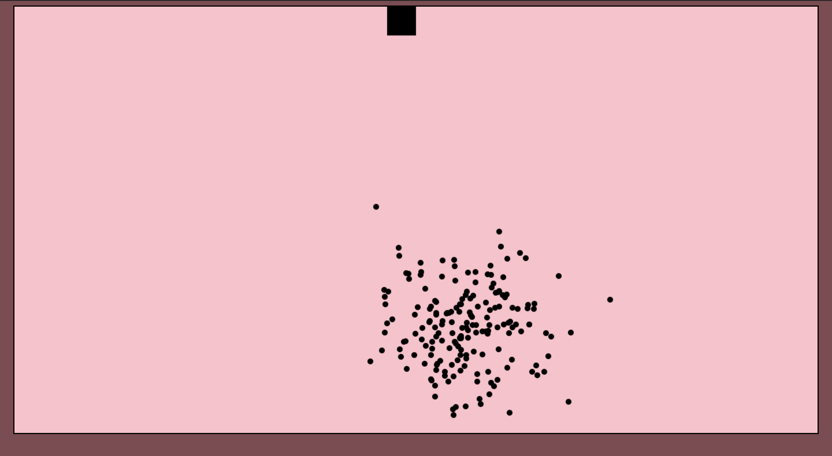 natural selection simulation picture that shows how it works
